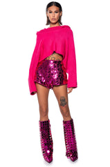 ICE ME OUT METALLIC SHORTS