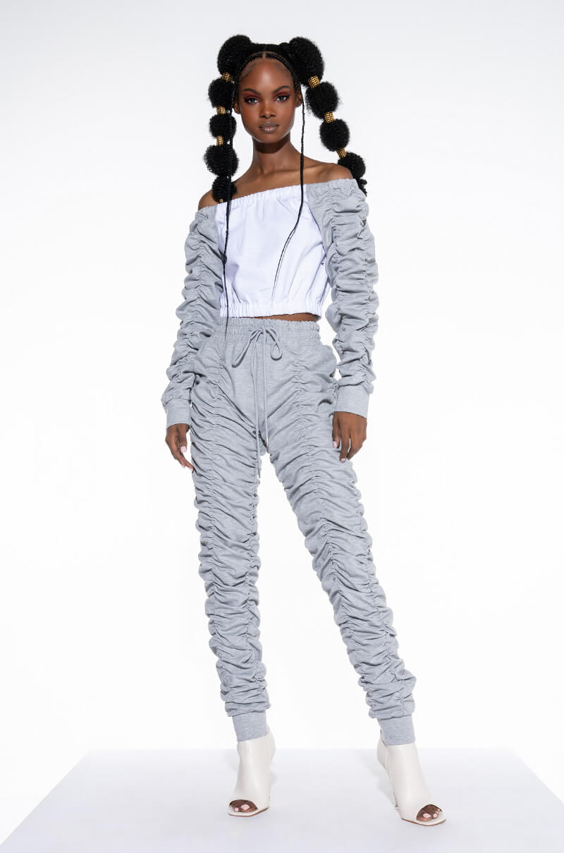 ICONIC RUSHED JOGGER