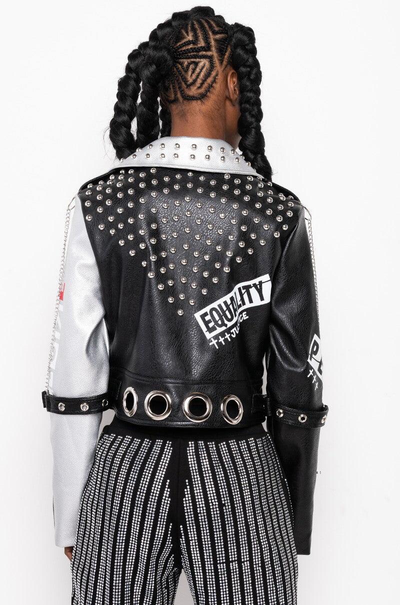 I'D RATHER FIGHT EQUALITY MOTO JACKET
