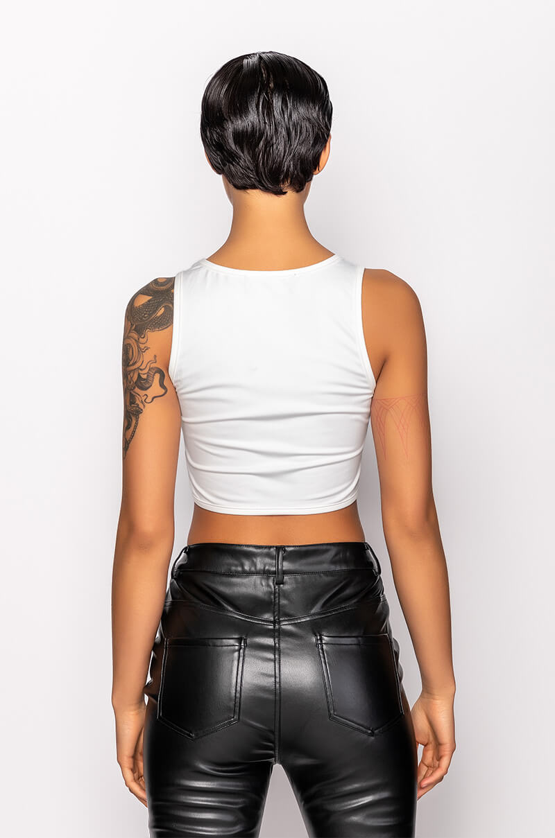 I'LL BE WAITING CROPPED TANK