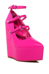 YULIA PINK PATENT PUMP