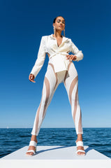 IN LOVE FOREVER OPEN BACK BLAZER