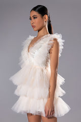IN THE GARDEN TULLE MINI DRESS