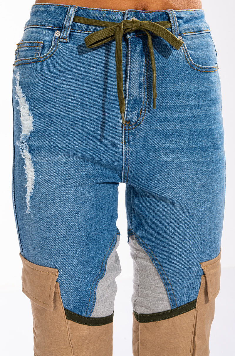 CIARA DENIM JOGGERS