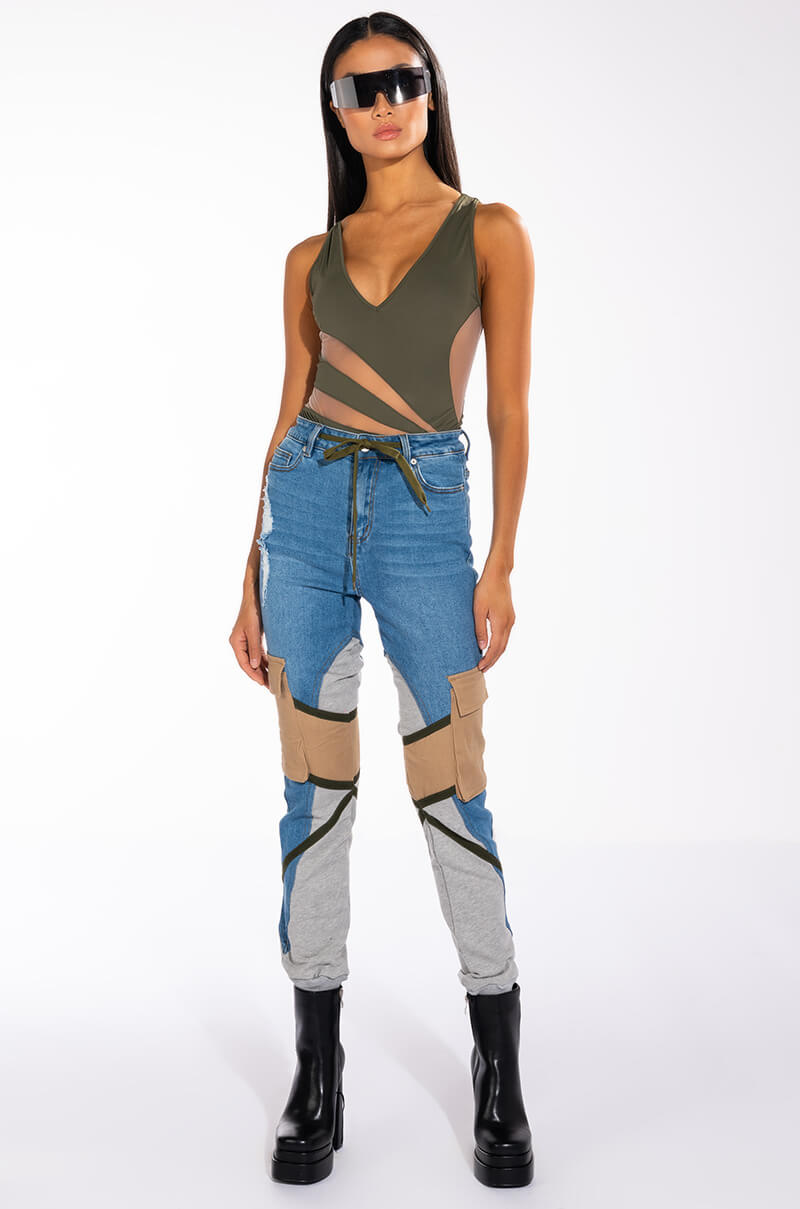 CIARA DENIM JOGGERS