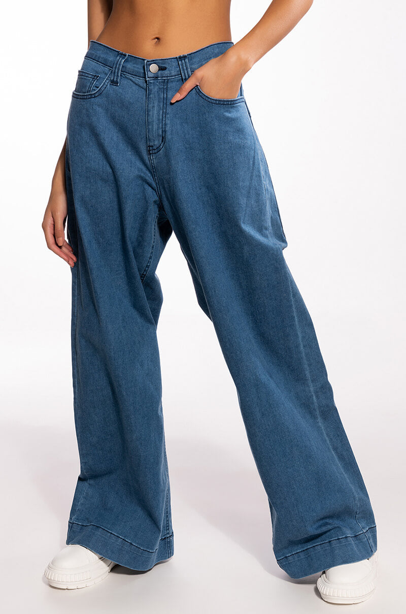 LIVIE EXTRA WIDE DENIM PANT