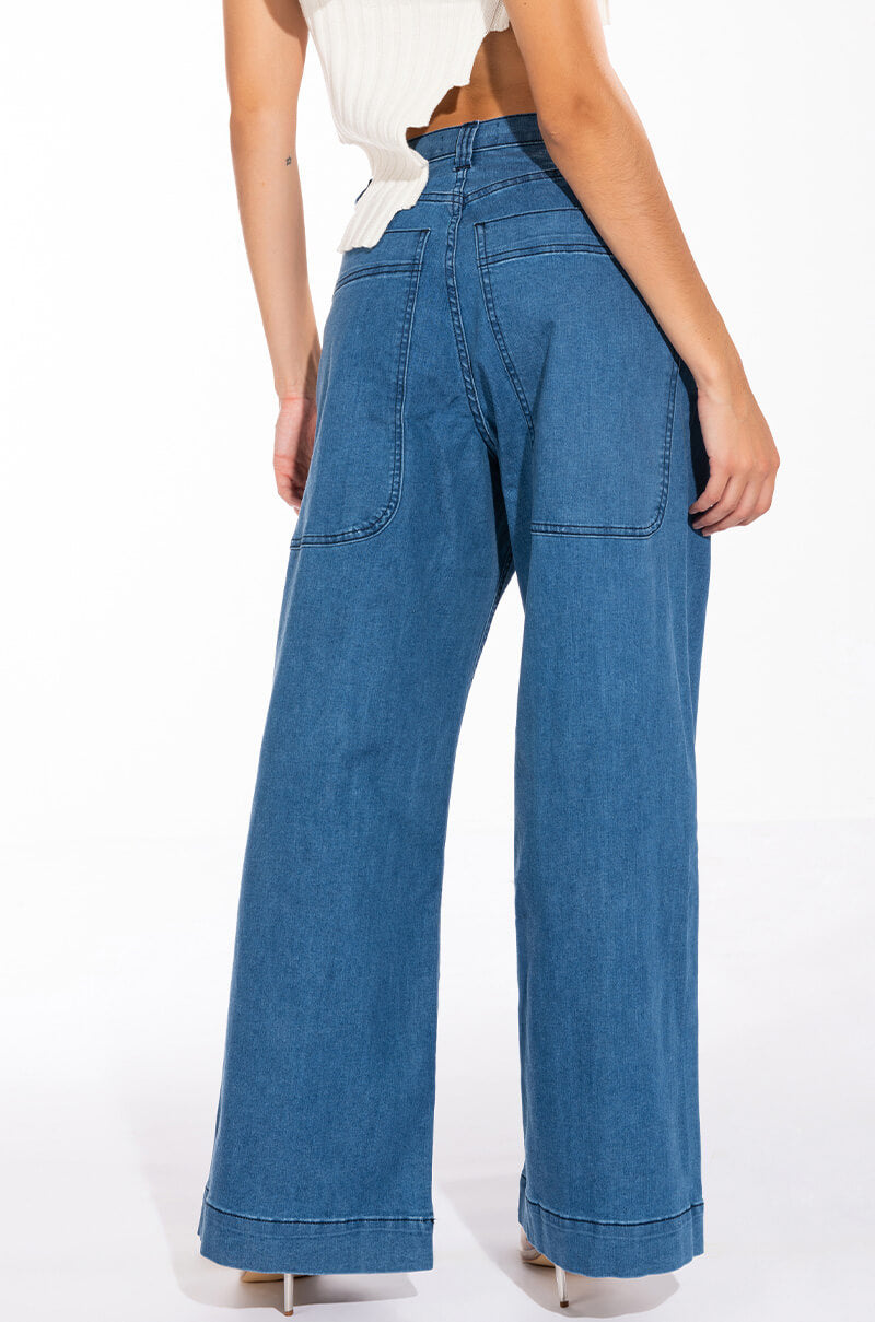 LIVIE EXTRA WIDE DENIM PANT