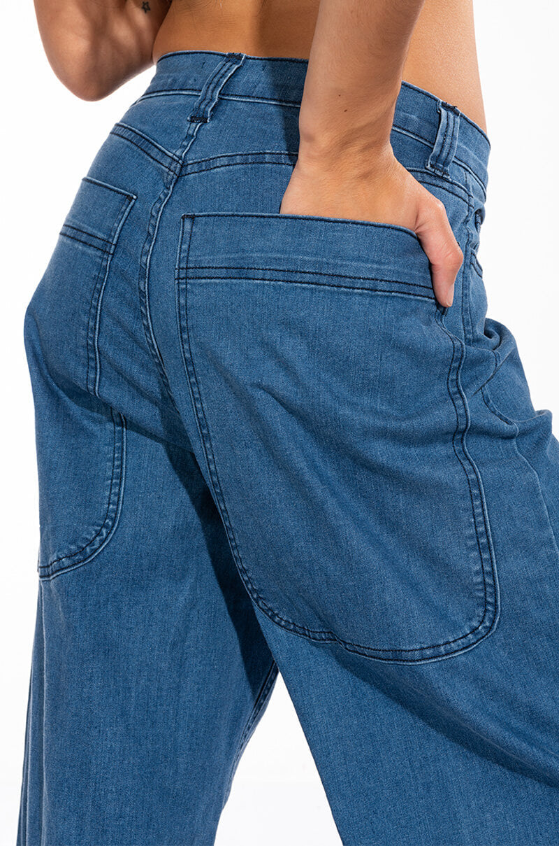 LIVIE EXTRA WIDE DENIM PANT