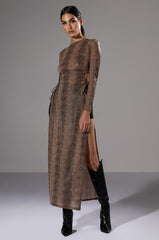 INTRODUCE ME SIDE SLIT MAXI DRESS