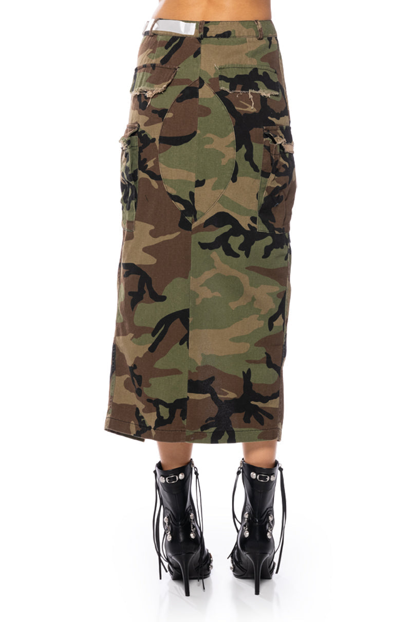INVINCIBLE CAMO CARGO POCKET PANT