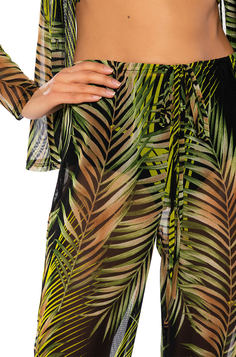 ISLAND ESCAPE MESH DRAWSTRING PANTS