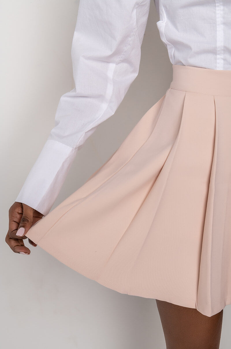 ISLE PLEATED MINI SKIRT