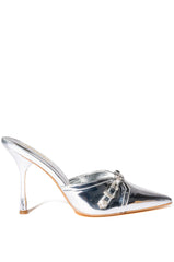 ROMANO SILVER METALLIC PUMP