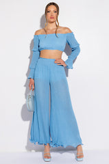 IT WAS FUN CROP BLOUSE