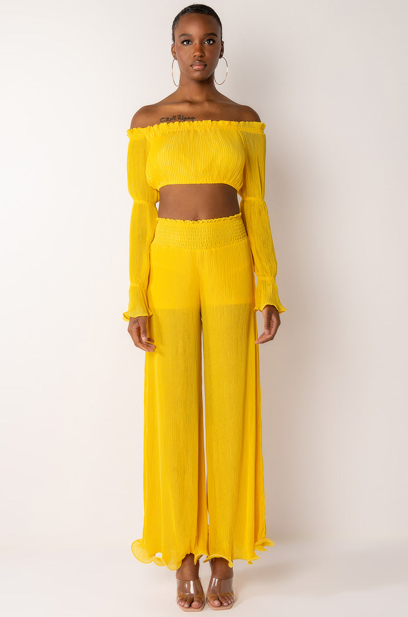 IT WAS FUN CROP BLOUSE