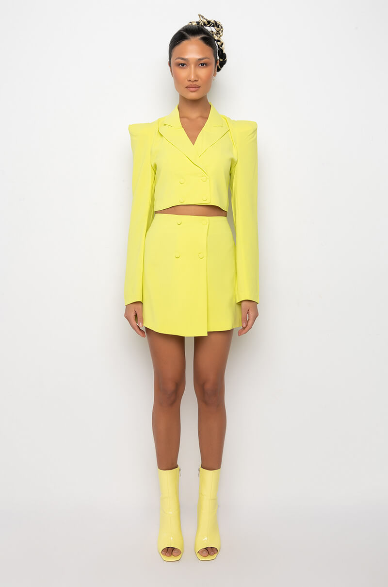 IT'S THE LOOK FOR ME MINI SKIRT