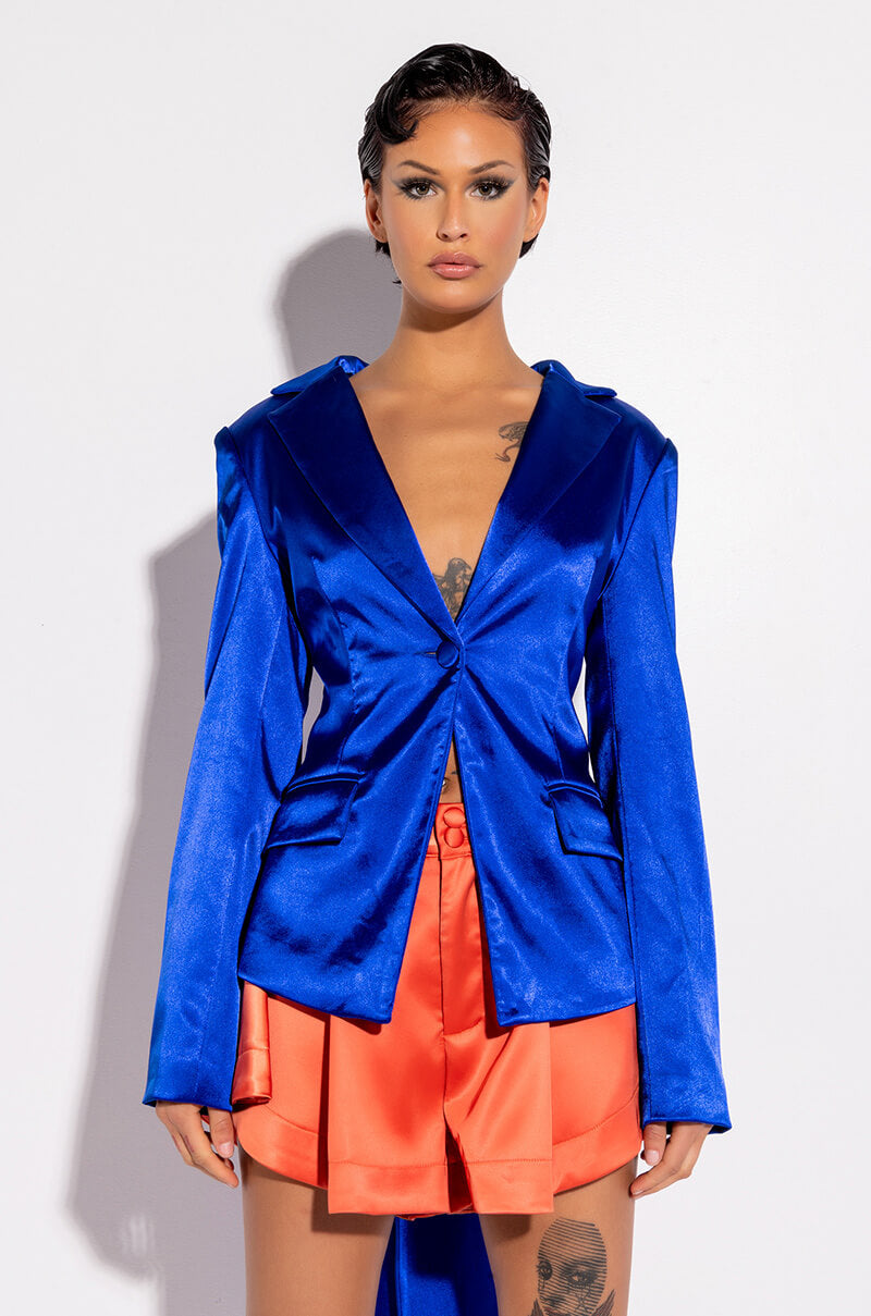 GOLDEN BIRTHDAY BLAZER WITH BOW
