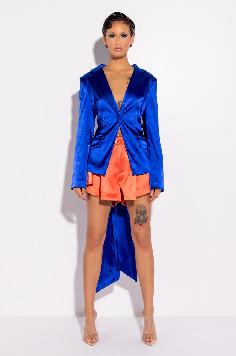 GOLDEN BIRTHDAY BLAZER WITH BOW