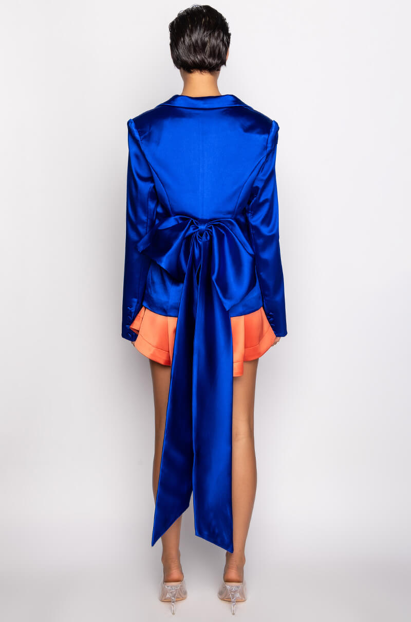 GOLDEN BIRTHDAY BLAZER WITH BOW