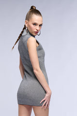 JADED KNIT MINI DRESS