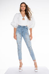 JE TAIME POPLIN CORSET BLOUSE
