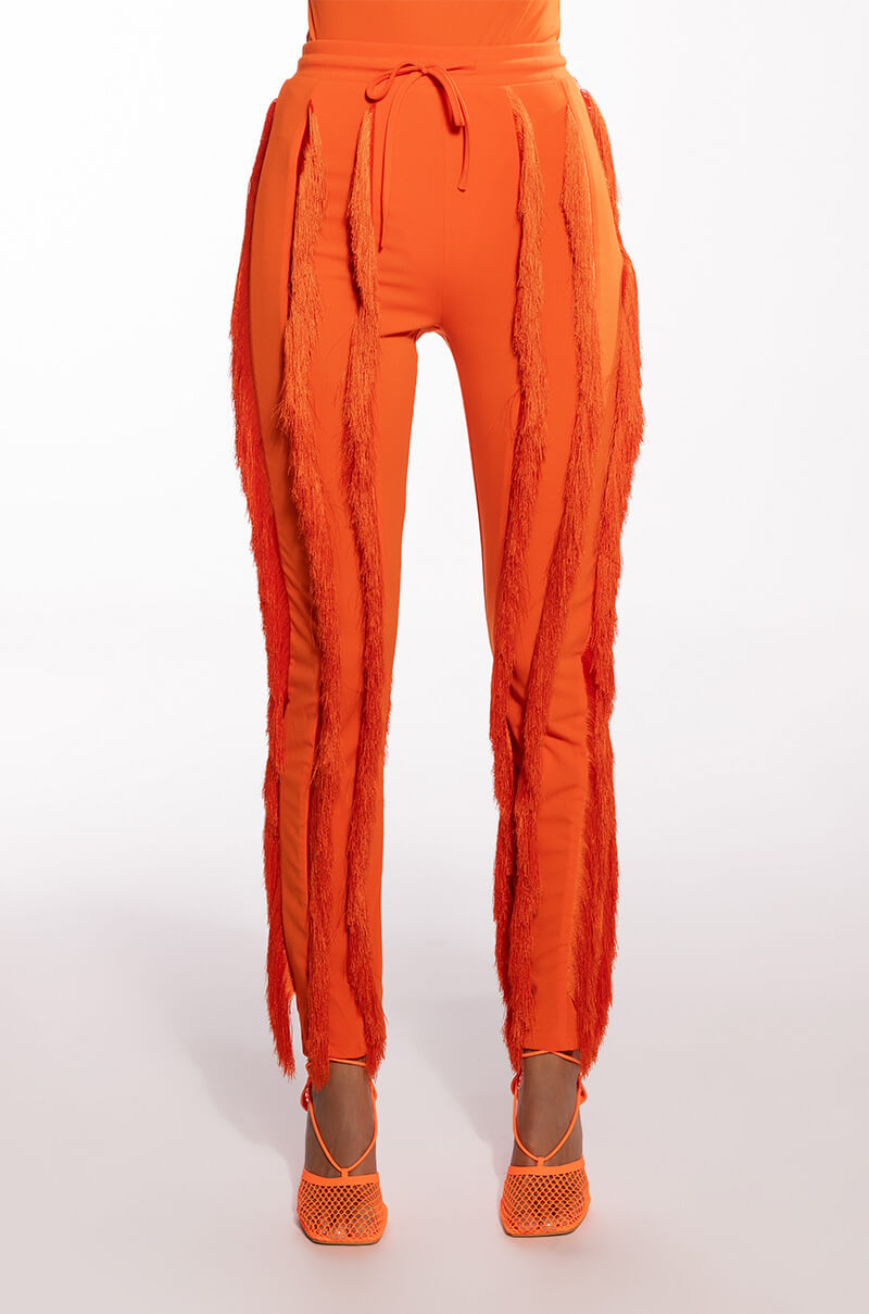 JOSEFINA FRINGE DETAIL JOGGERS