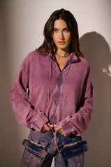 JUST WANNA ROCK ZIP UP SWEATSHIRT