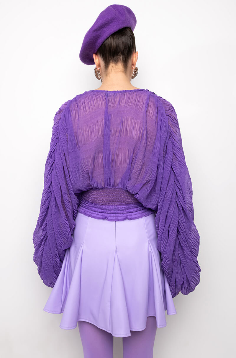 KAHANU FLOWY CHIFFON BLOUSE