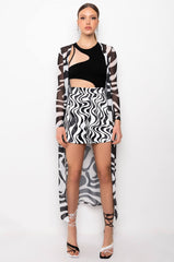 KARMA MESH CARDIGAN