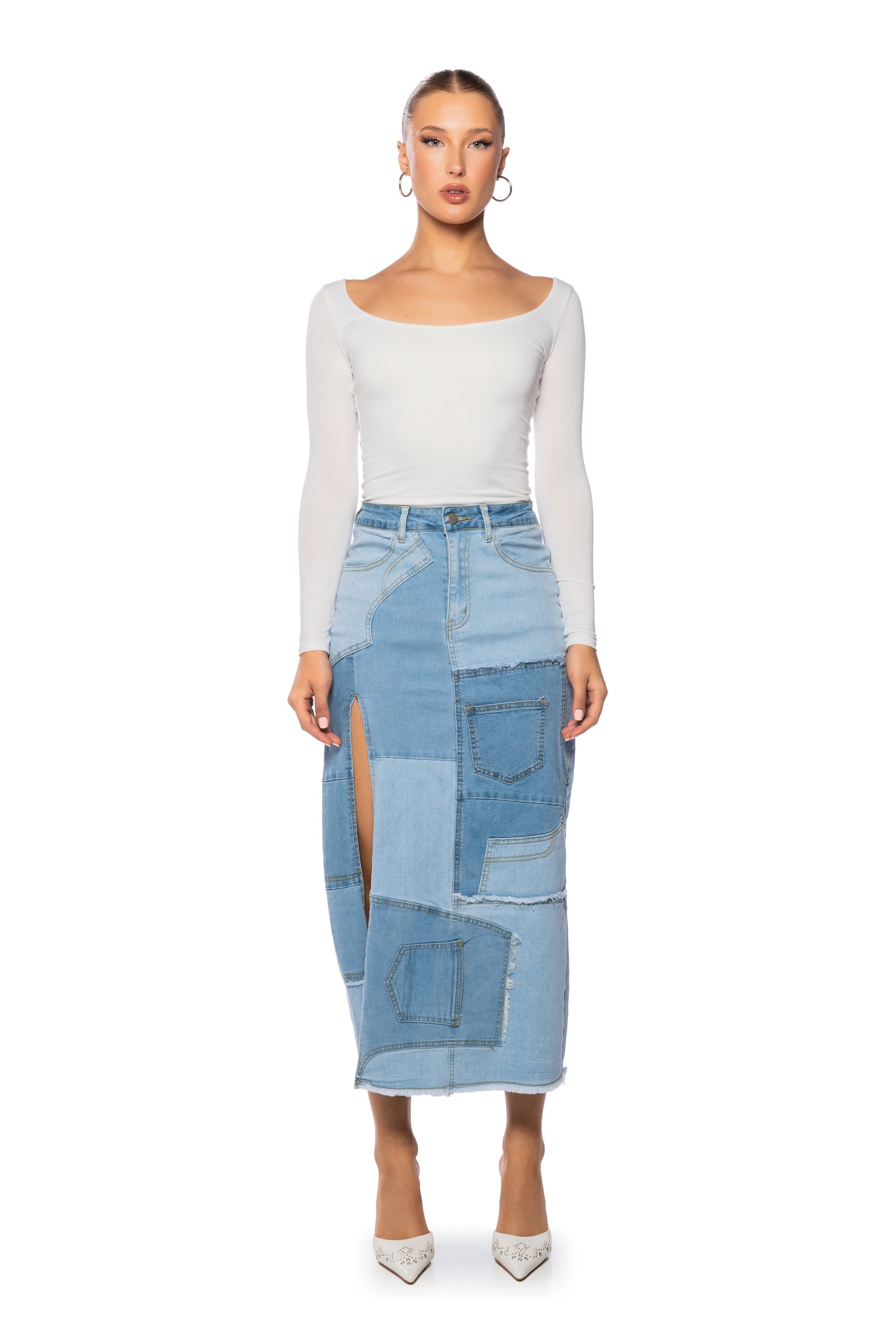 KAYA DOUBLE LAYER LONG SLEEVE TOP