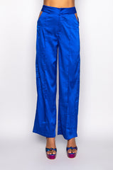 KEEP IT SIMPLE HIGH WAISTED SATIN TROUSER
