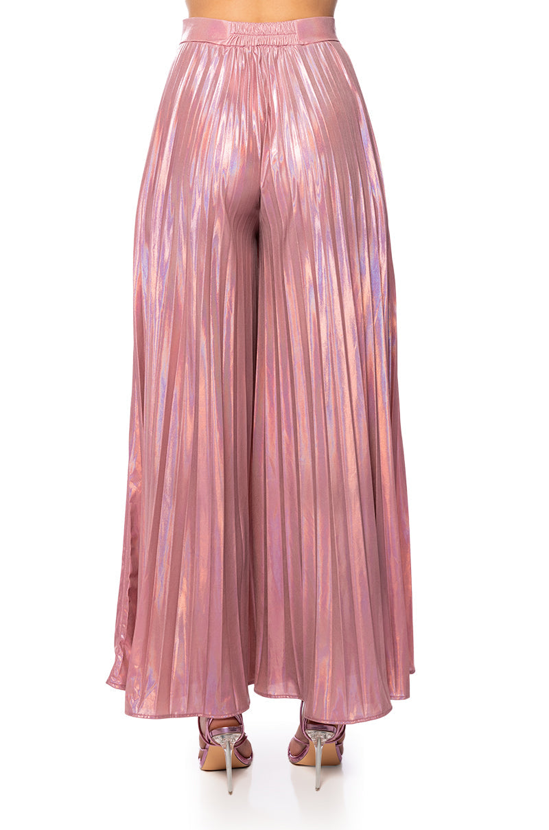 KEIRA METALLIC PALAZZO PANT