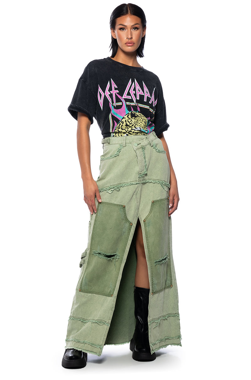 KENNA FRONT SLIT MAXI SKIRT
