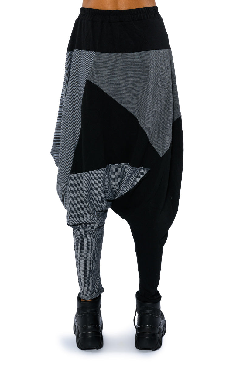 KENNEDY CINCHED ASYMMETRICAL DROP WAIST PANT