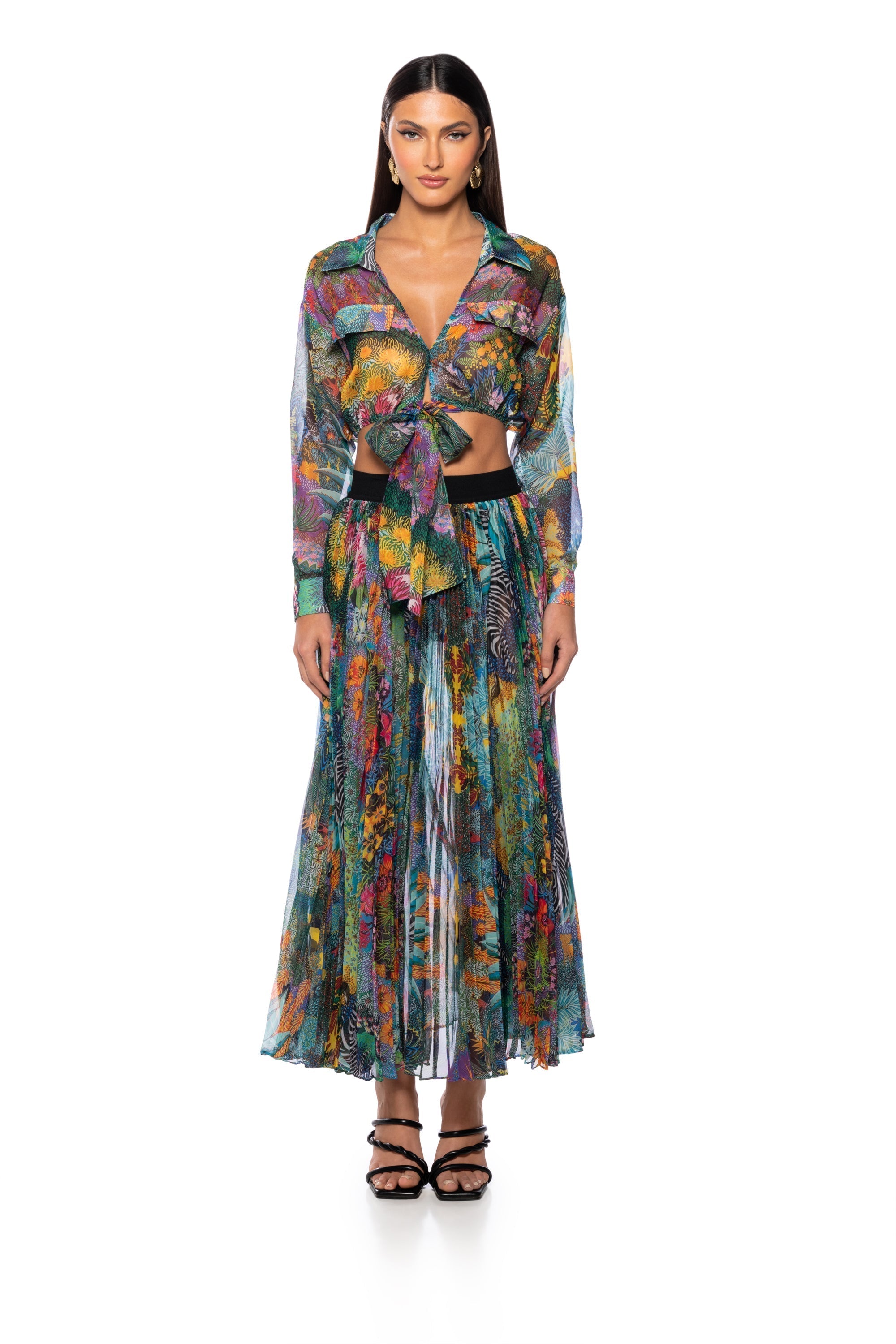 KERRIE SHEER MAXI SKIRT