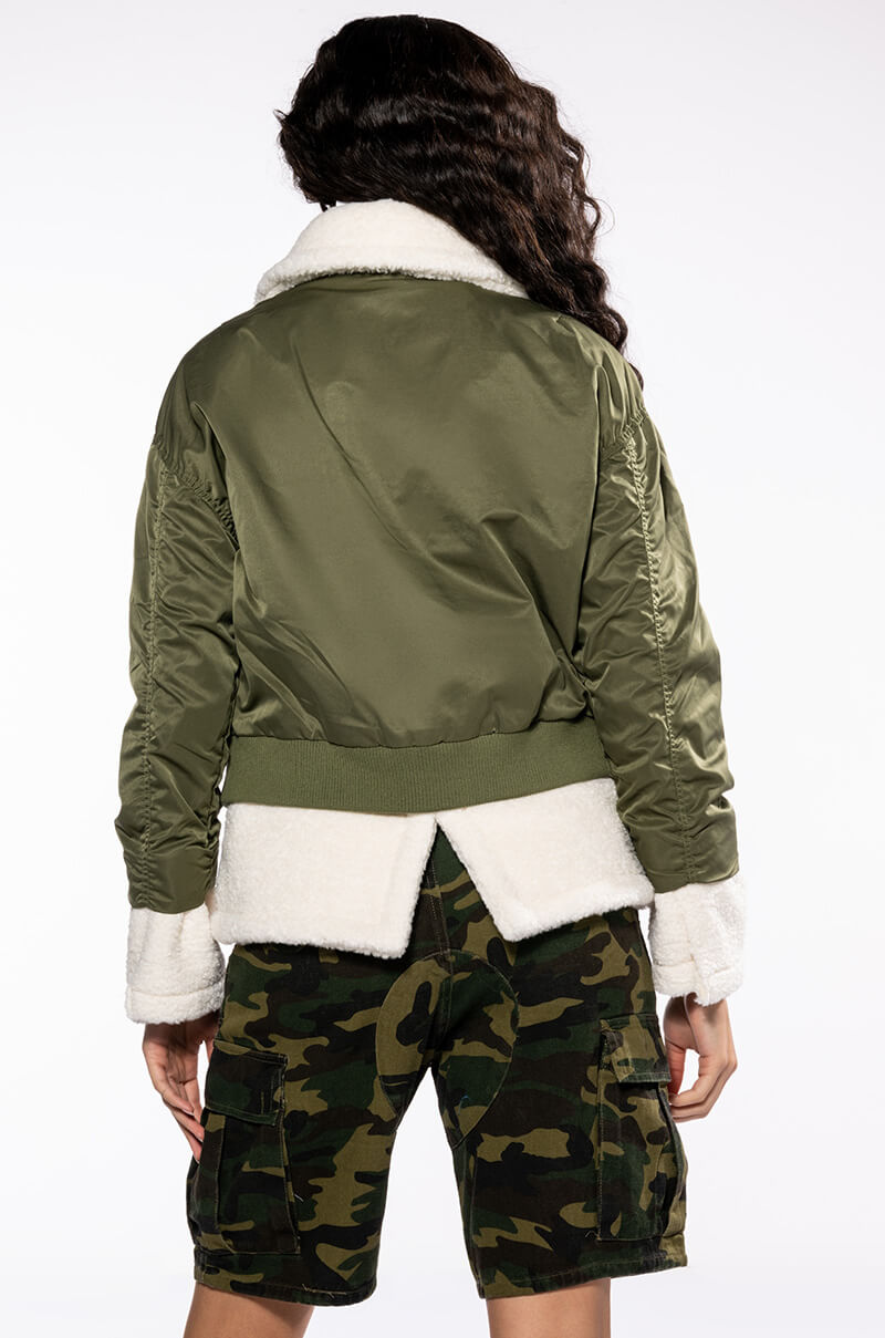 KIKI DO YOU LOVE ME MIX TEDDY AND BOMBER JACKET