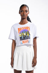 ROCK ON SLEEVELESS BAND TANK TOP