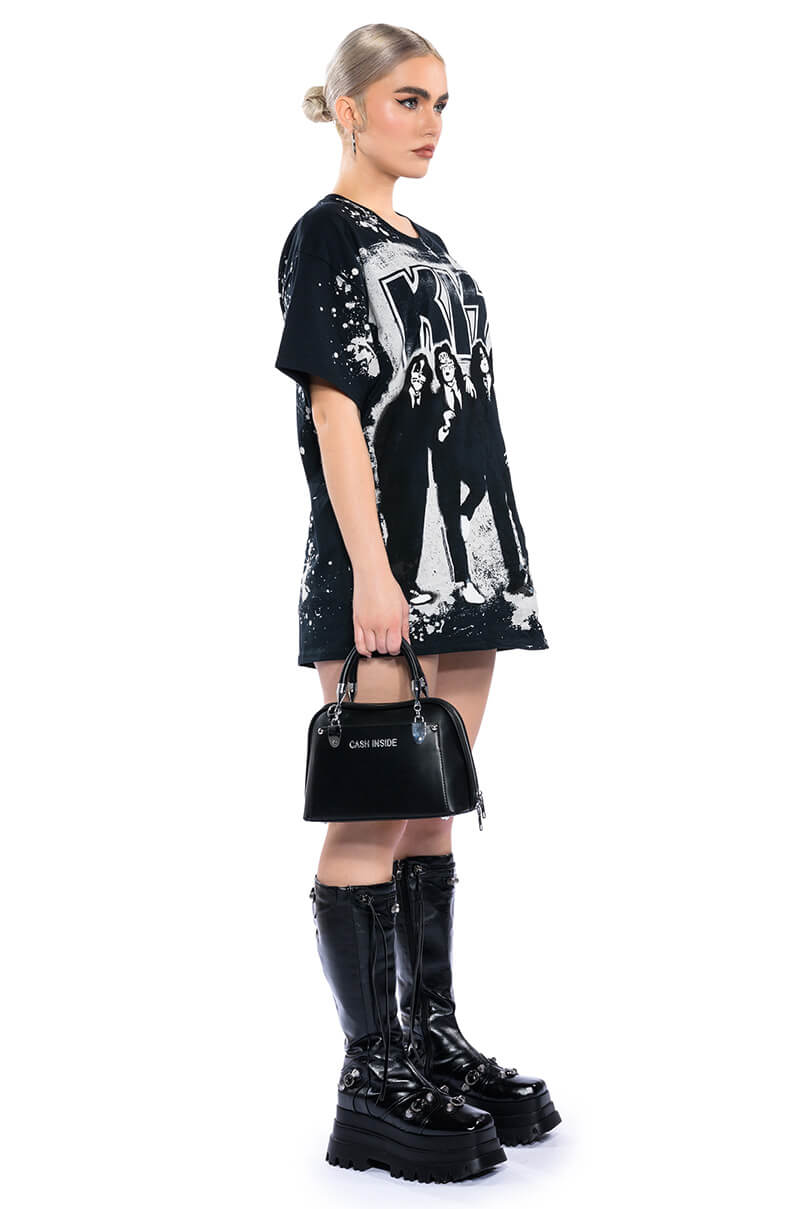 KISS SHORT SLEEVE GRAPHIC BAND TEE