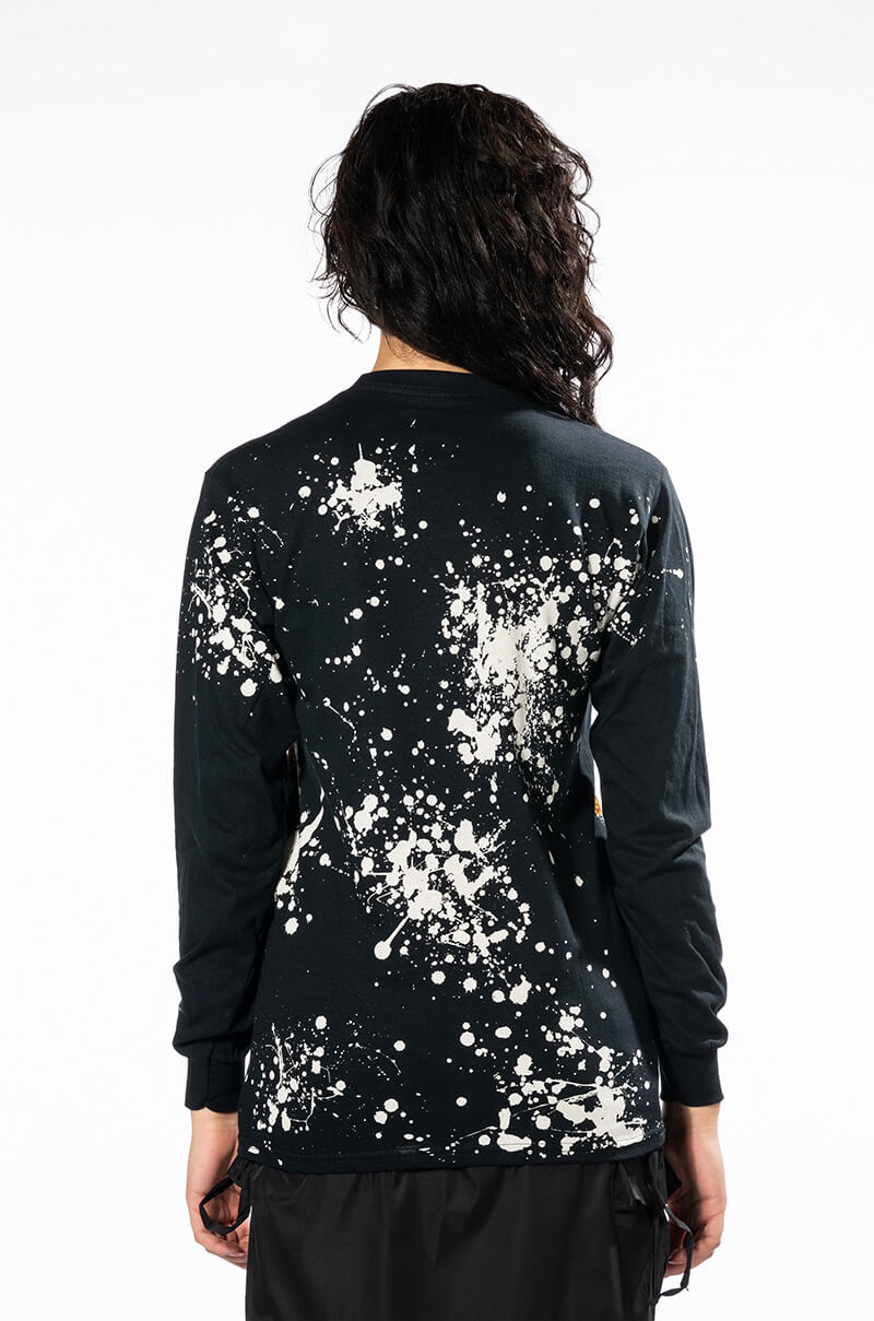 KISS SPLATTER LONG SLEEVE BAND TEE