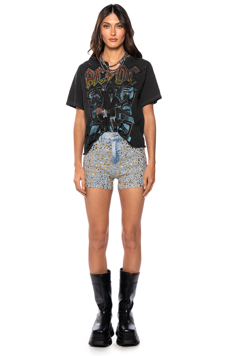 RONNIE STUDDED SHORT