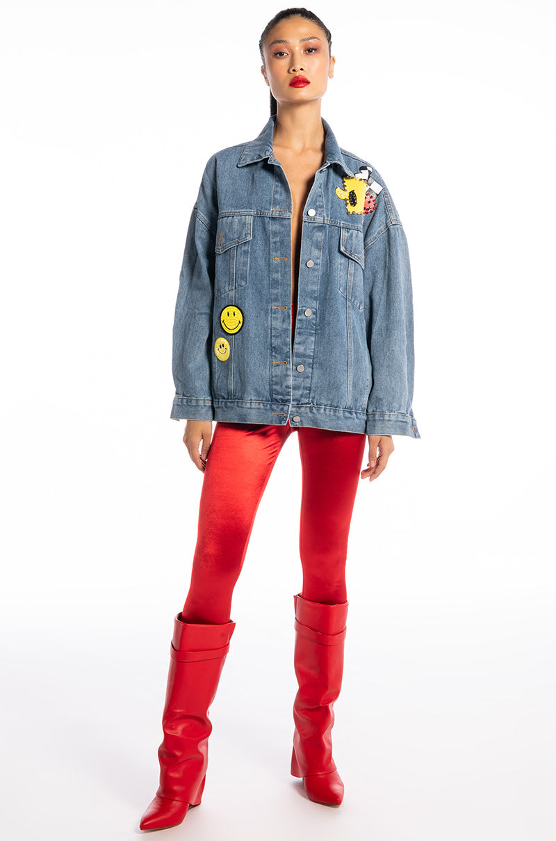 LA TRICKED OUT DENIM JACKET
