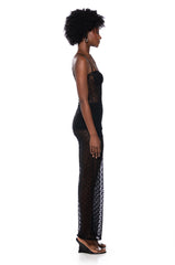 LACE ME UP SHEER TWO PIECE SET