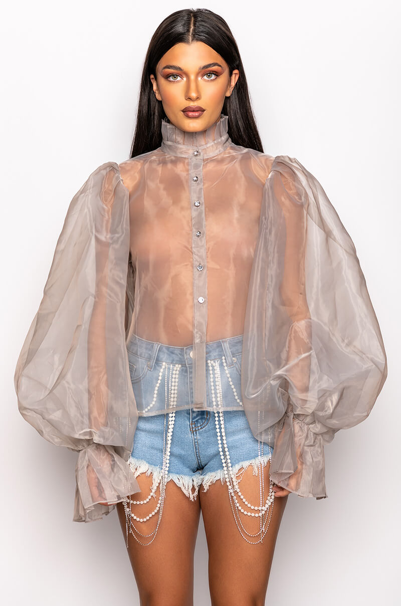 LADY LIKE PUFF SLEEVE BLOUSE