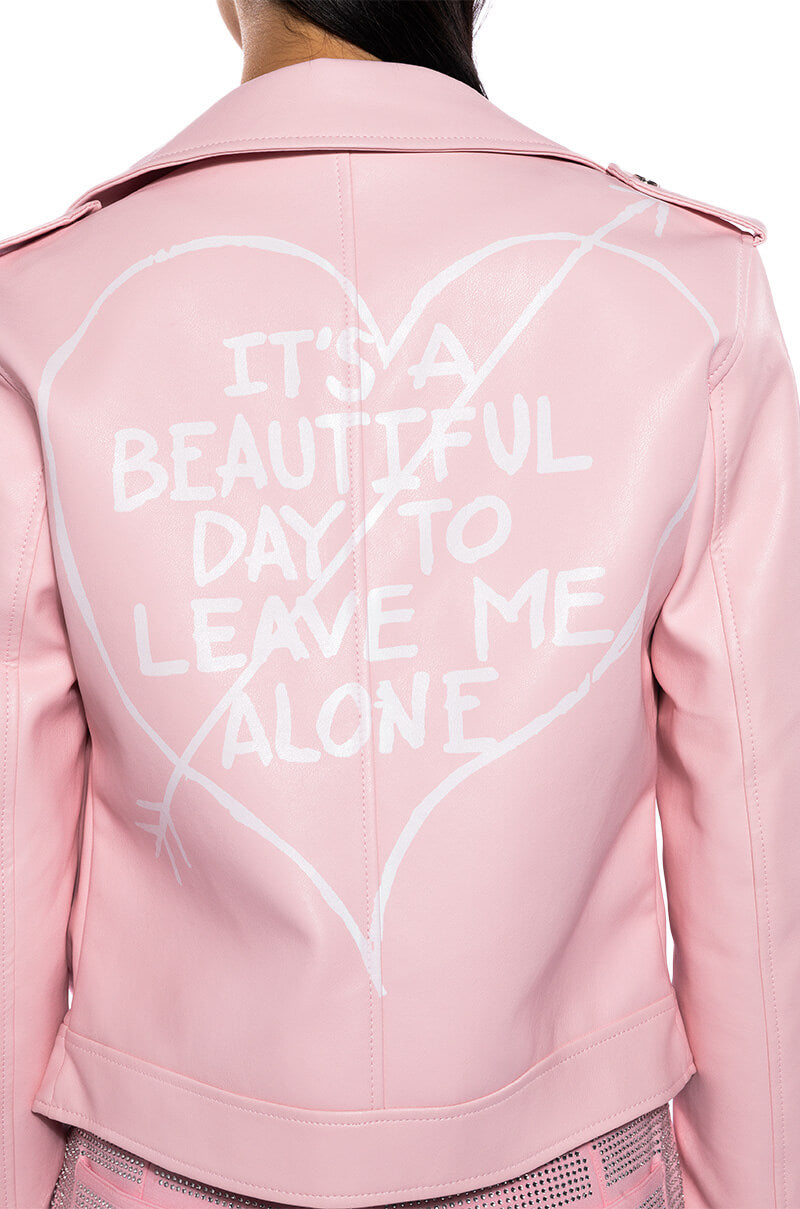 LEAVE ME ALONE MOTO JACKET
