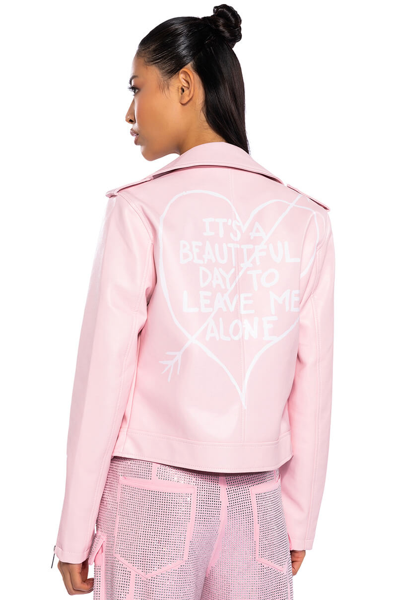 LEAVE ME ALONE MOTO JACKET