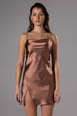 LET IT BE SIMPLE CROSS BACK MINI DRESS