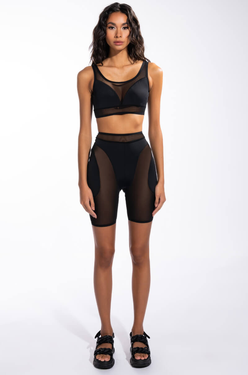 LET YOU WONDER MESH BRALETTE