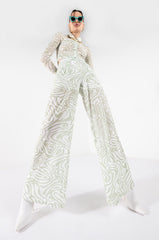 LETS GROOVE MESH FLARE TOP
