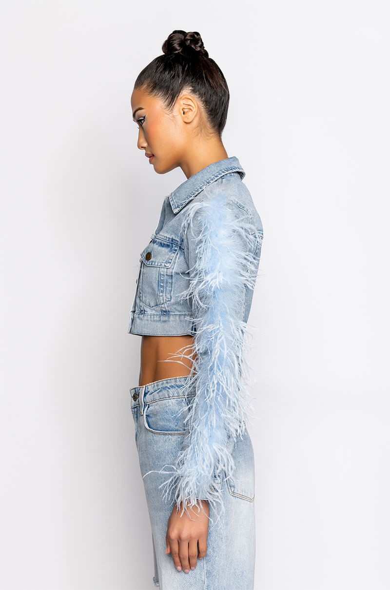 LIGHT AS A FEATHER DENIM JACKET