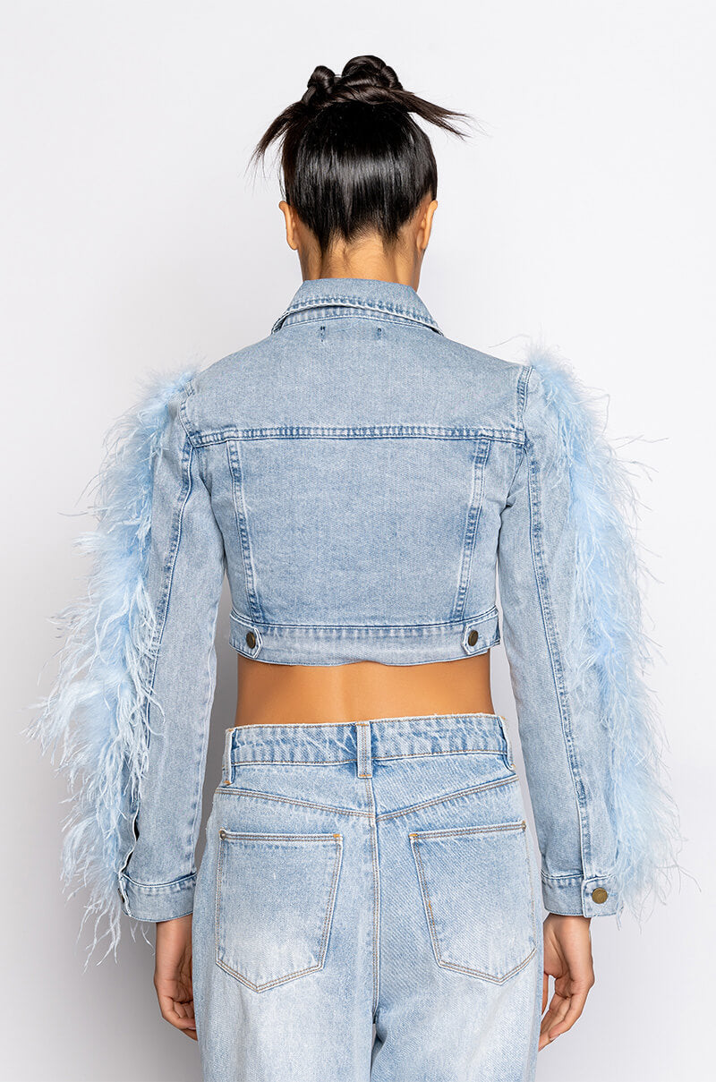 LIGHT AS A FEATHER DENIM JACKET